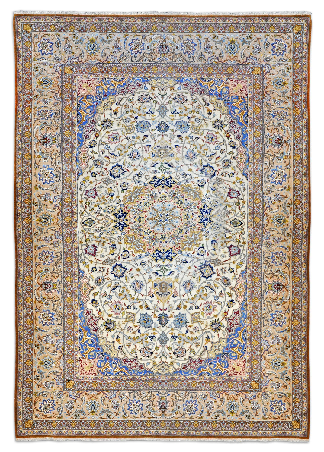 Isfahan Perserteppich neu | Medaillon