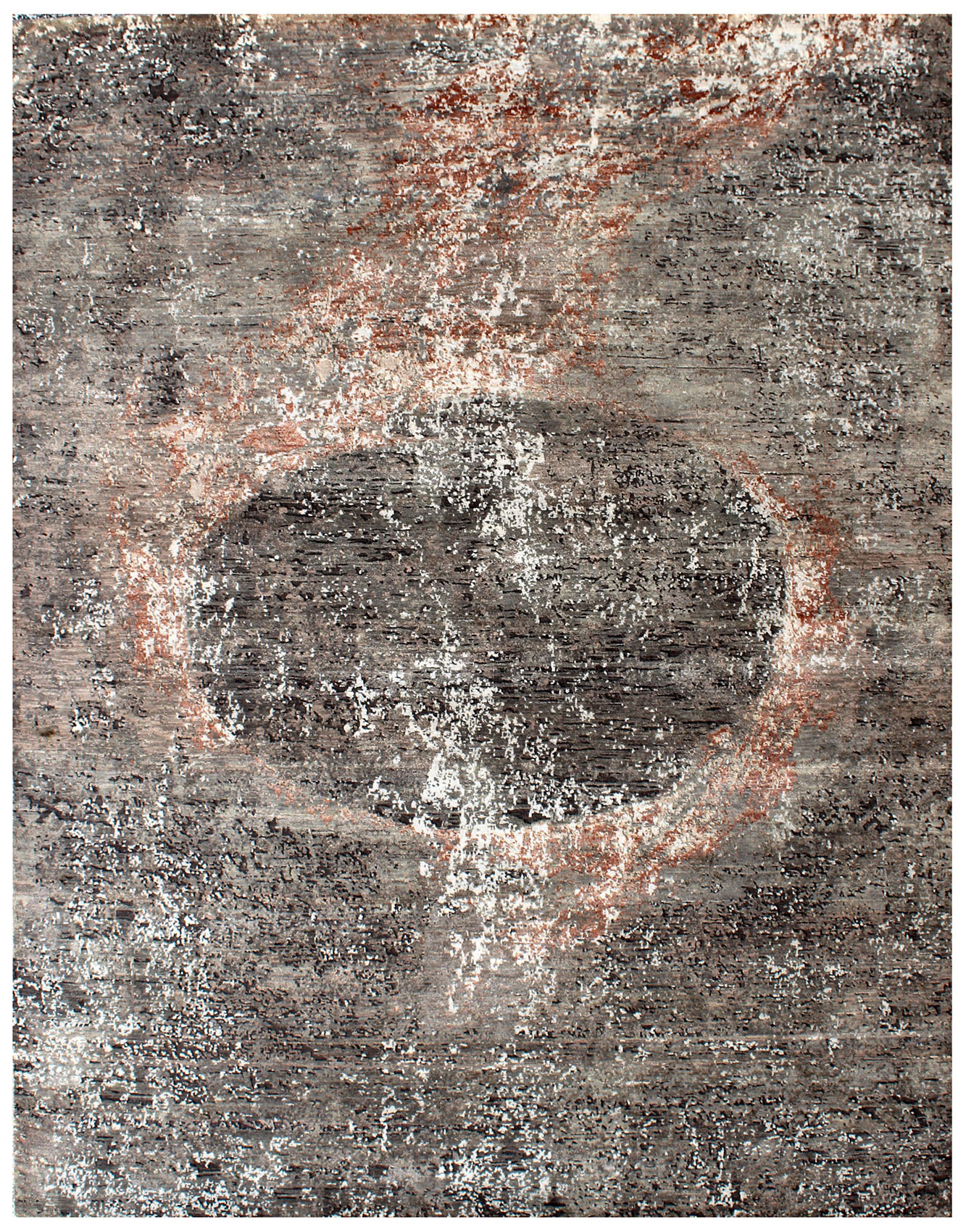 Thomas Designteppich Amour |  Charcoal-Rust