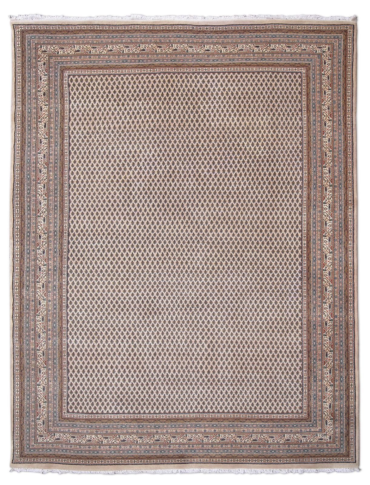 Mir Laxmi Orientteppich neu beige pestal | Schurwolle